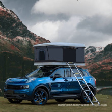 Waterproof Canopies Geodesic 2 Doors Car Camper Trailer Vehicle Top Camping Roof Tent